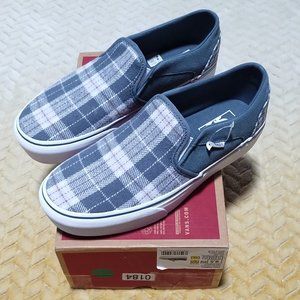 Women's Asher Platform Van's Gray Flannel Design 9.5-10 (More like a 10). NWT